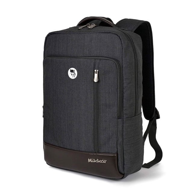 Balo Mikkor The Ralph Backpack - Black, kiểu dáng cực đẹp, phong cách hiện đại