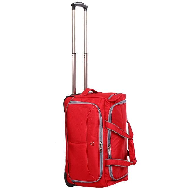 Túi du lịch có bánh xe Sakos Stilo trang bị cần kéo hợp kim nhôm cao cấp sáng bóng, chống gỉ 100%