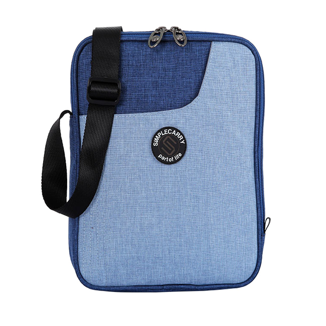 Túi đeo chéo Simplecarry LC Ipad - Blue/Navy chất liệu vải Polyester nhẹ, bền, đẹp