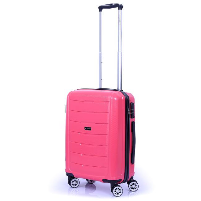Vali Stargo Azura Z22 (S) - Pink sử dụng nhựa dẻo PP, chống va đập