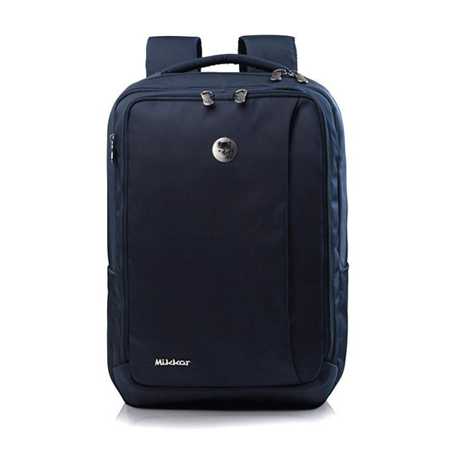 Balo laptop Mikkor The Gibson Backpack - Dark Navy, màu xanh navy tối cực đẹp