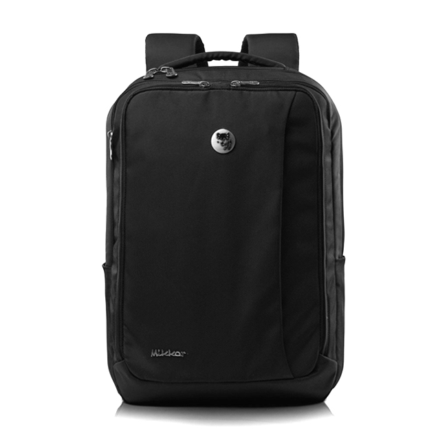Balo laptop Mikkor The Gibson Backpack - Black, màu đen lịch lãm