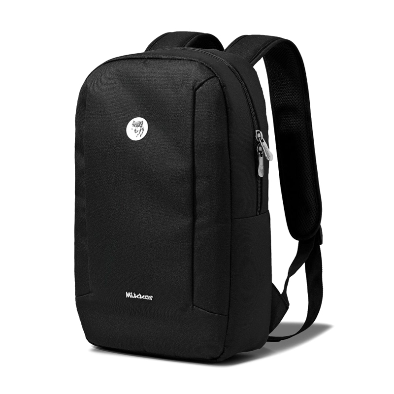 Balo laptop Mikkor The Levi 15 Slim - Black, thời trang, gọn gàng, hiện đại