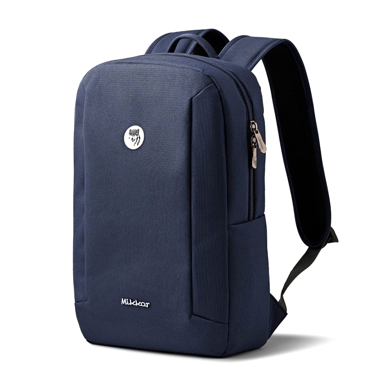 Balo laptop Mikkor The Levi 15 Slim - Navy, thời trang, gọn gàng, hiện đại