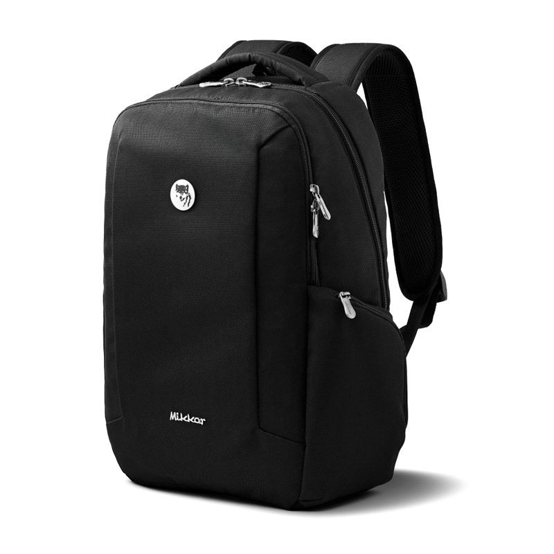 Balo Mikkor The Levi Backpack 15.6 inch - Black, balo cao cấp chính hãng