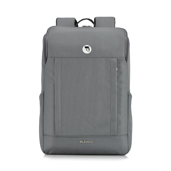 Balo Mikkor The Kalino Backpack - Grey chất liệu vải siêu bền bỉ, khóa kéo cao cấp rất êm