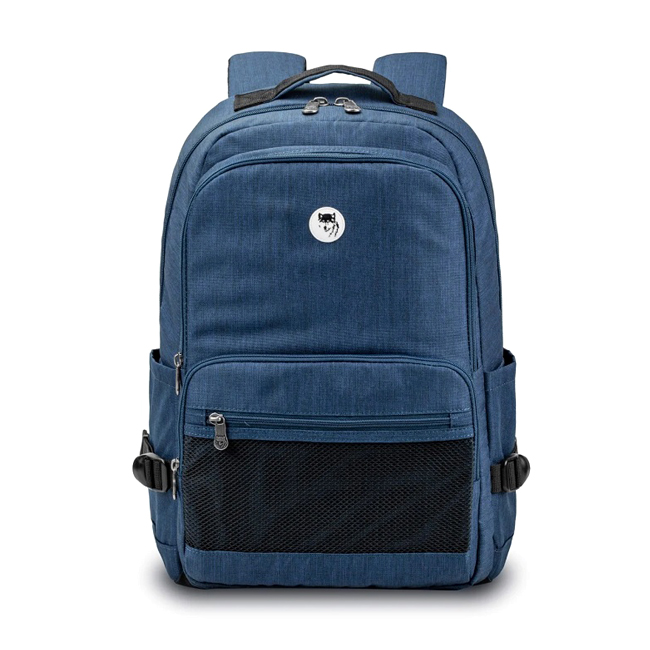 Balo Mikkor The Louie Backpack - Navy, kiểu dáng đẹp, gọn gàng, màu xanh trẻ trung