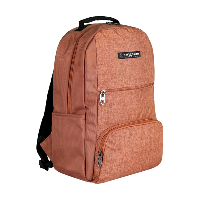 Balo Simplecarry B2B15 - Brown, kiểu dáng tinh tế, màu cam nâu cá tính