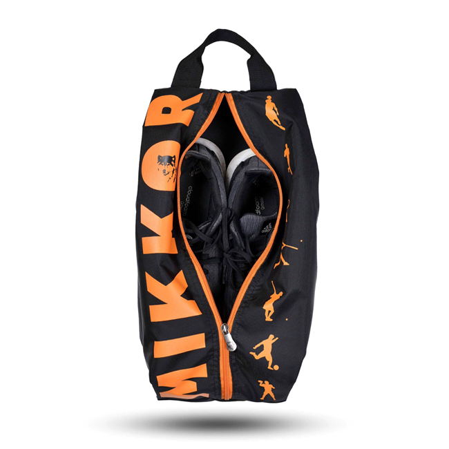 Túi đựng giày Mikkor The Adler - Black/Orange, thiết kế thông minh, tiện dụng