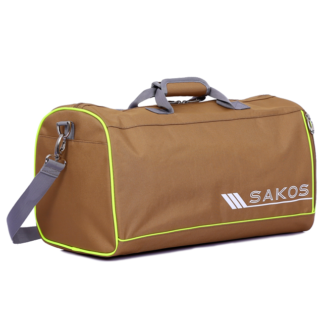 Túi du lịch, thể thao Sakos Cuber (M) - Brown, chính hãng, thương hiệu Mỹ