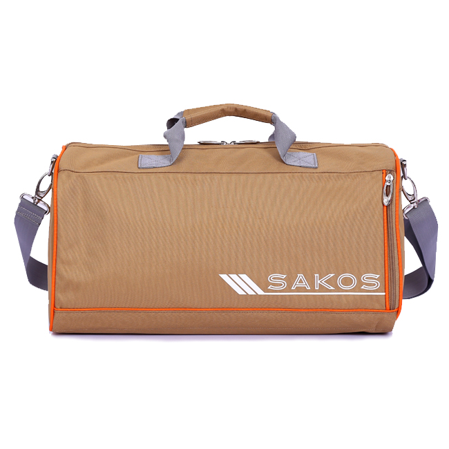 Túi du lịch Sakos Cuber (S) - Brown, kiểu dáng đơn giản nhưng rất tinh tế