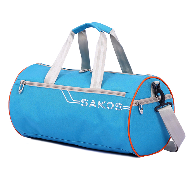 Túi du lịch Sakos Cylinder (M) - Blue, kiểu dáng đơn giản, tinh tế, màu sắc tươi sáng