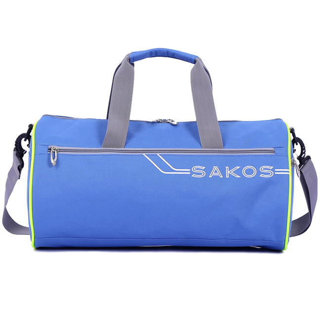 Túi xách hàng hiệu cao cấp Sakos Cylinder (M) - Denim, chính hãng Sakos, thương hiệu Mỹ