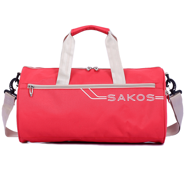 Túi xách du lịch Sakos Cylinder (M) - Red, chính hãng Sakos, thương hiệu Mỹ