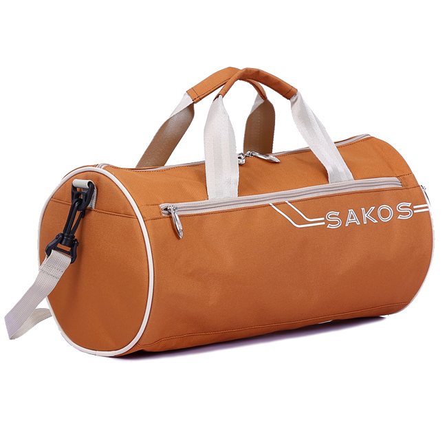 Túi trống Sakos Cylinder (S) - Brown, chính hãng Sakos, thương hiệu Mỹ