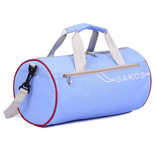 Túi trống Sakos Cylinder (S) - Light Blue, chính hãng Sakos, thương hiệu Mỹ