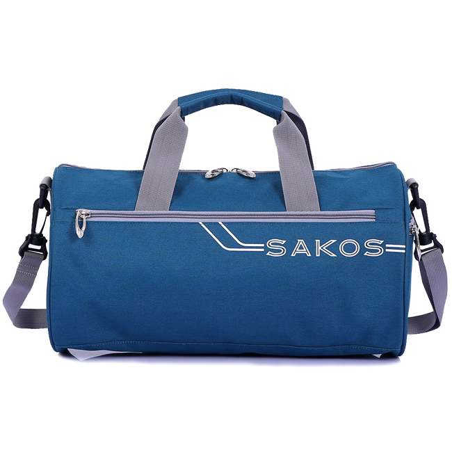 Túi thể thao - du lịch Sakos Cylinder (S) - Teal Blue, kiểu dáng đơn giản, tinh tế