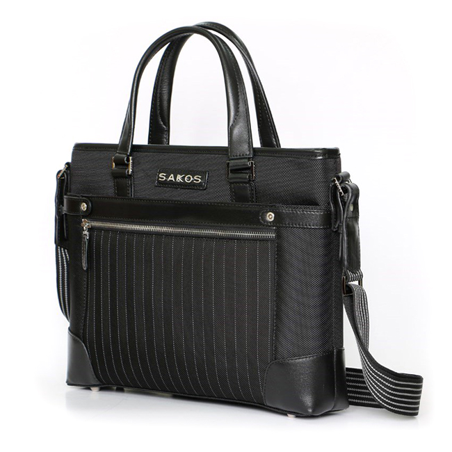 Túi xách Sakos Legend 01 i13 - Black, thiết kế tinh tế, đẳng cấp