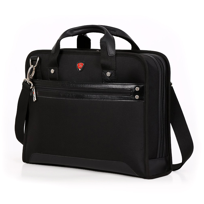 Túi xách Sakos Orion i15 - Black kiểu dáng doanh nhân, sang trọng, lịch lãm