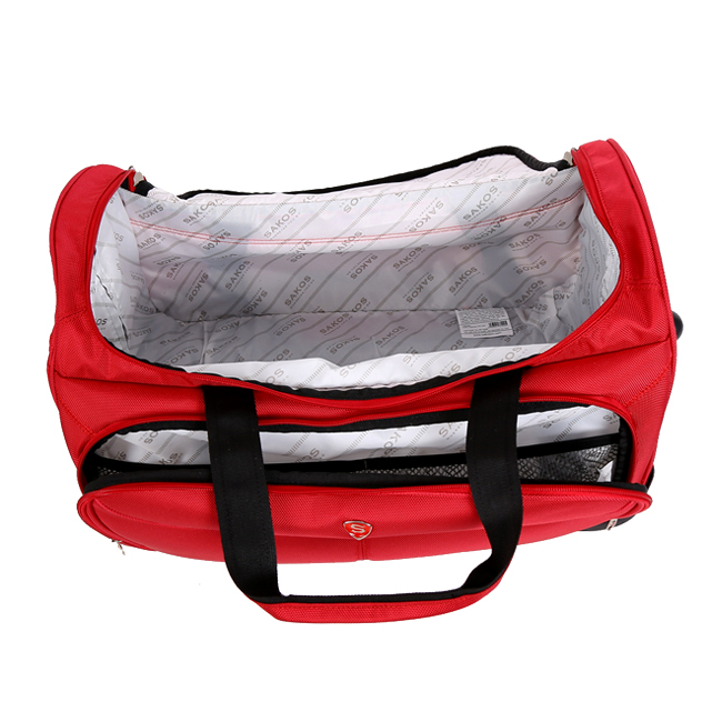 Túi du lịch Sakos Stilo có ngăn chính rộng rãi, tương đương một chiếc vali kéo size 20 inch
