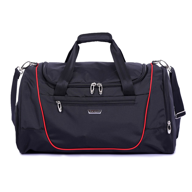 Sakos Vigor (M) - Black/Red là mẫu túi du lịch cỡ trung (size M), có kích thước tương đương một chiếc vali 20 inch