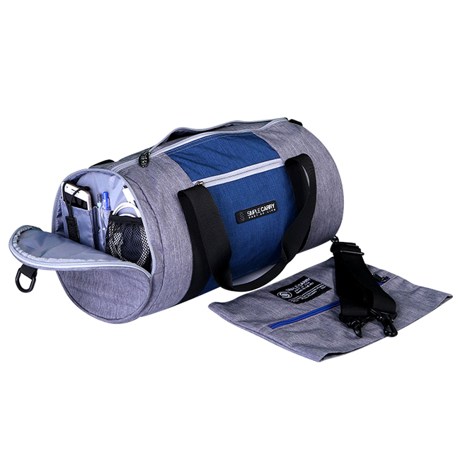 Túi xách Simplecarry Gymbag có ngăn chính rộng rãi, mang được nhiều đồ dùng. Các ngăn phụ để đồ rất tiện dụng