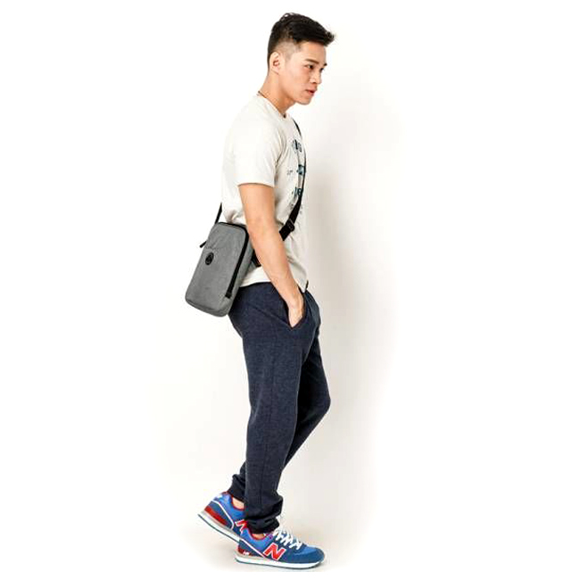 Túi đeo chéo Simplecarry LC Ipad - Grey, túi đeo chéo năng động cho cả nam và nữ
