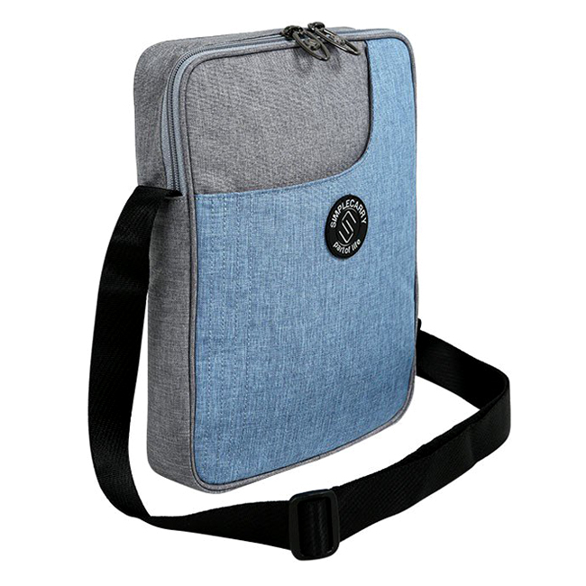 Túi Simplecarry LC Ipad - Blue/Grey, dây đeo bền bỉ, may chắc chắn vào thân túi, dễ dàng điều chỉnh độ dài