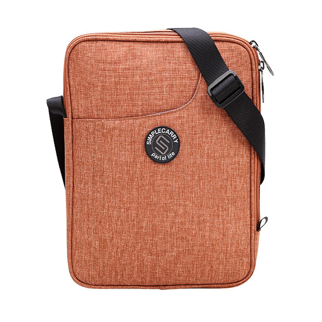 Túi đeo chéo Simplecarry LC Ipad - Brown chất liệu vải Polyester nhẹ, bền, đẹp