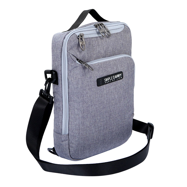 Túi Simplecarry LC Ipad4 - Grey có dây đeo chắc chắn có thể tháo rời và điều chỉnh độ dài linh hoạt