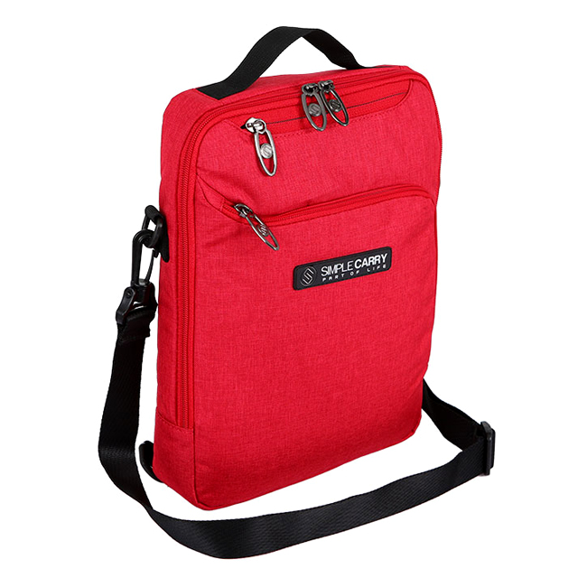 Túi Simplecarry LC Ipad4 - Red có dây đeo chắc chắn có thể tháo rời và điều chỉnh độ dài linh hoạt