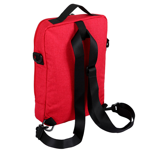 Túi Simplecarry LC Ipad4 - Red thiết kế có thể luồn dây qua vị trí vải đính, tạo thành kiểu đeo như balo.