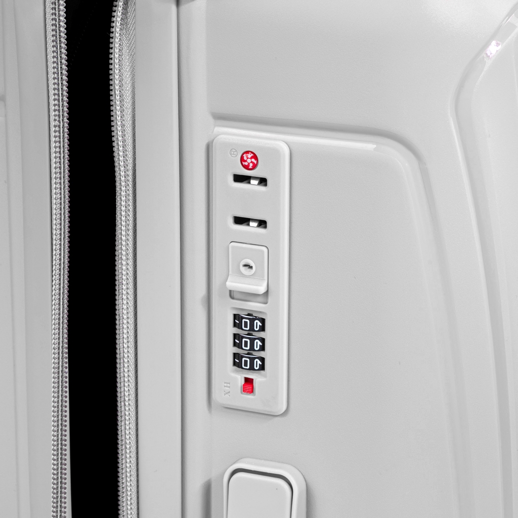Khóa số chìm bảo mật cao của Vali Ecoway E731 màu xám bạc