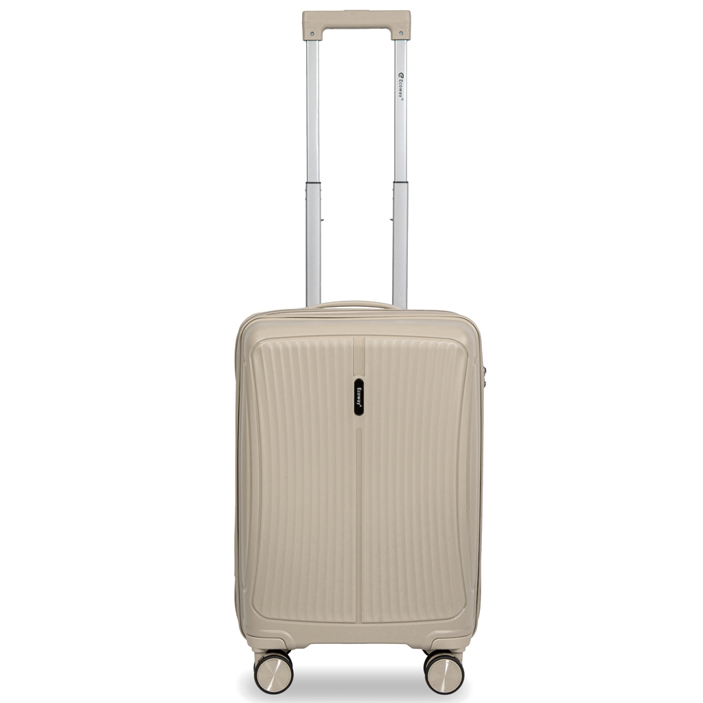 Vali du lịch Ecoway E731 20 inch (S) - Beige, thiết kế đẹp, tinh tế, hiện đại