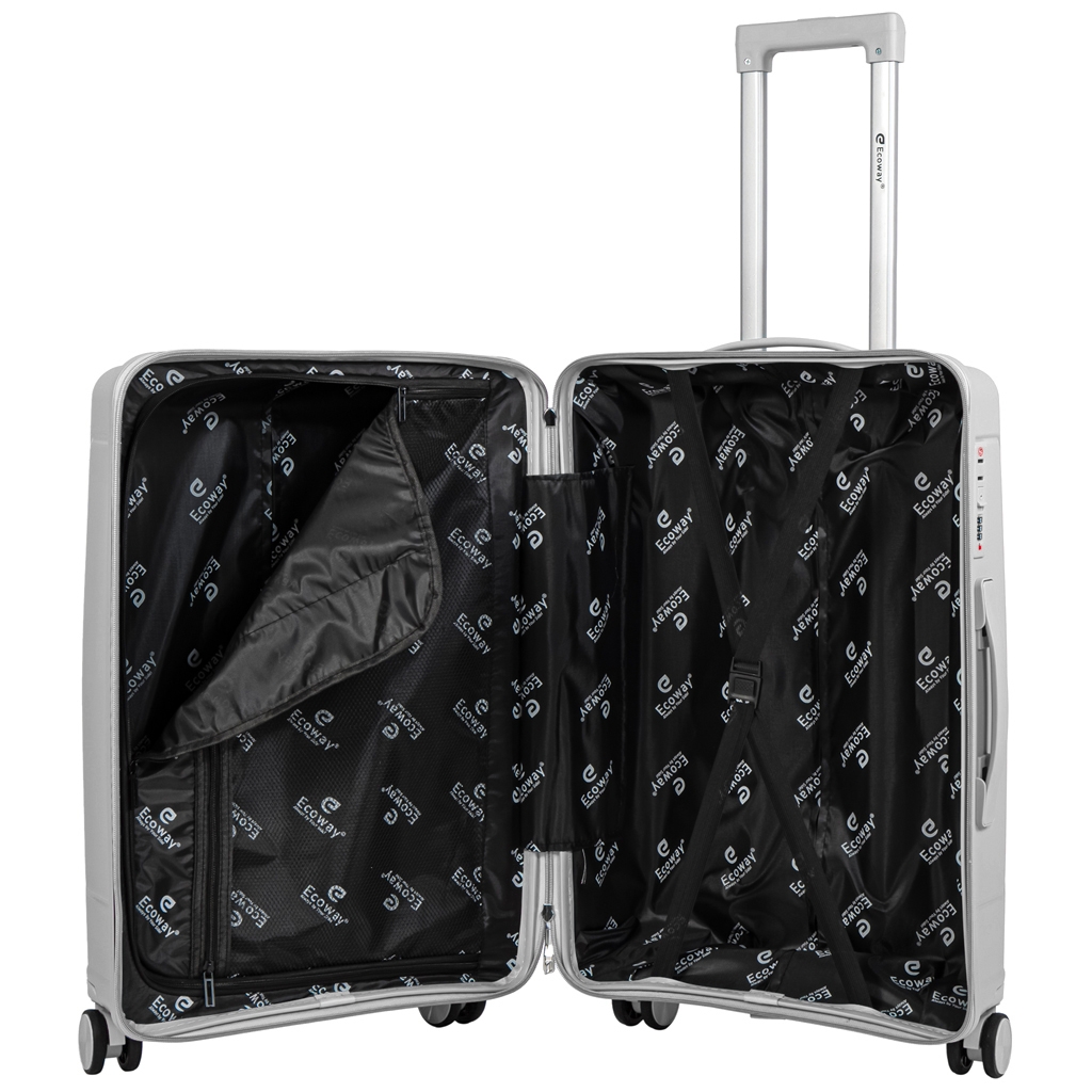 Ngăn trong rất rộng rãi của Vali Ecoway E731 size 24 inch, sức chứa 20-25kg hành lý
