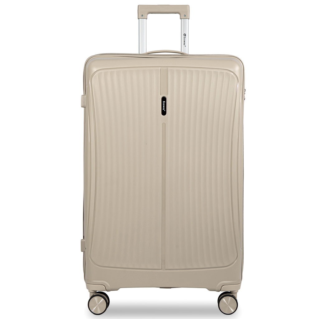 Vali du lịch Ecoway E731 28 inch (L) - Beige, thiết kế đẹp, tinh tế, hiện đại