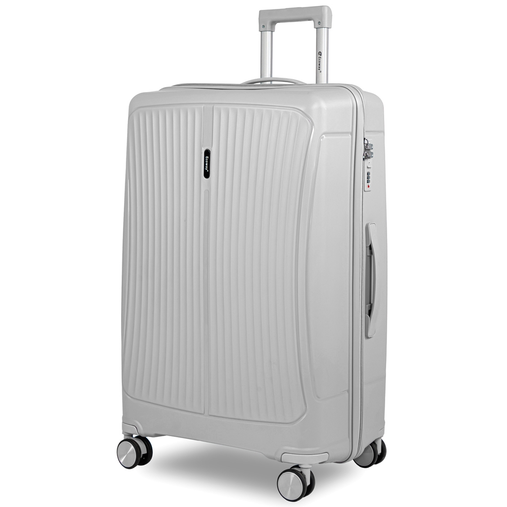 Vali Ecoway E731 chất liệu nhựa dẻo 100% PP siêu bền bỉ, chống va đập, không lo nứt vỡ