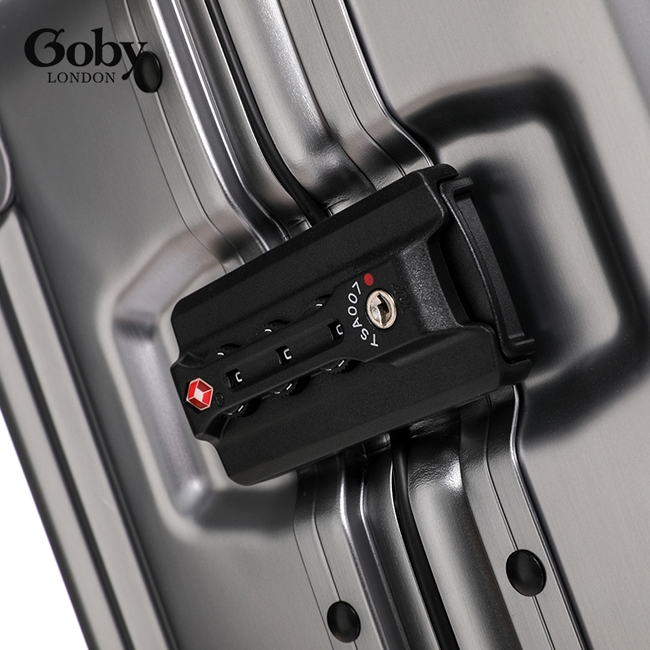 Khóa số TSA cao cấp, chuẩn an ninh hàng không quốc tế trên Vali Goby London GB-1810