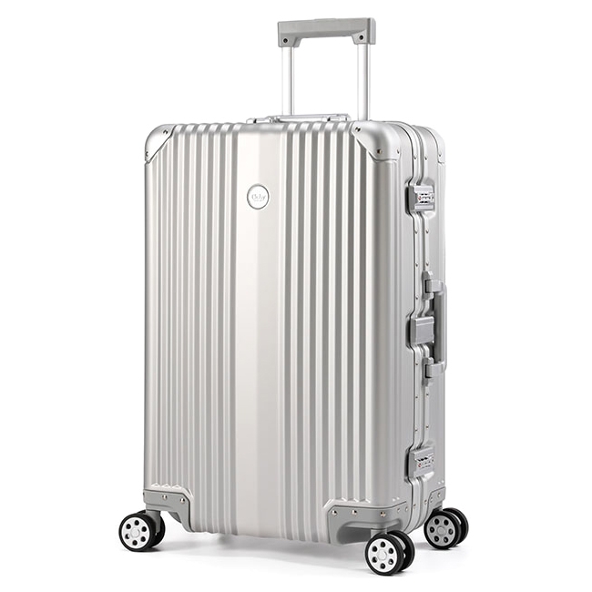 Vali cao cấp Goby London GB-1810 màu bạc, size 24 inch