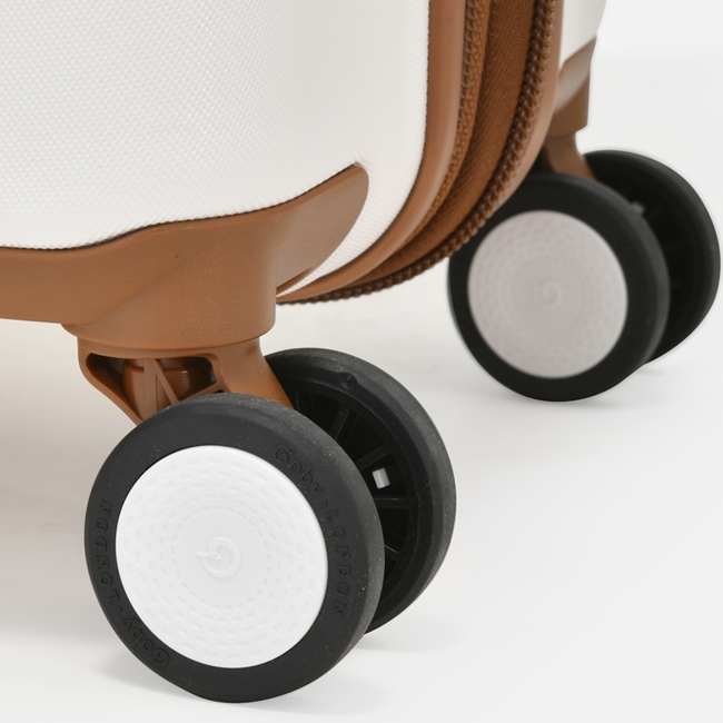 Bánh xe kép xoay 360 độ, bền bỉ, êm ái, di chuyển linh hoạt trên mọi địa hình