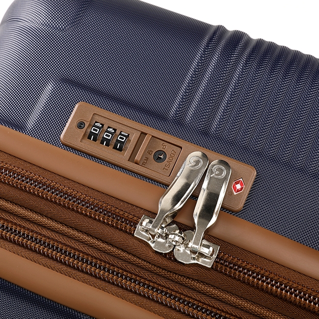 Khóa số TSA cao cấp, chuẩn an ninh hàng không quốc tế trên Vali Goby London GB-2415