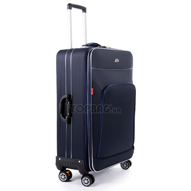 Vali du lịch Hùng Phát 015 28 inch (L) - Xanh Navy là một mẫu vali kéo vải dù giá rẻ của thương hiệu Hùng Phát