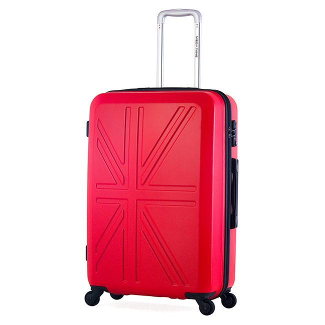 Vali Meganine 9009B 26 inch (M) - Red có kiểu dáng vali rất đẹp, họa tiết độc đáo