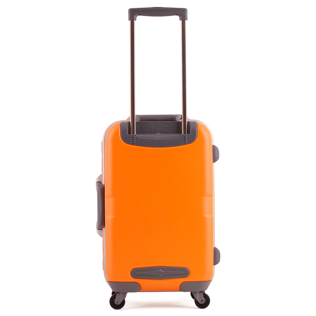 Vali Prince 4515 20 inch (S) - Orange có 4 bánh xe xoay 360 độ, di chuyển dễ dàng