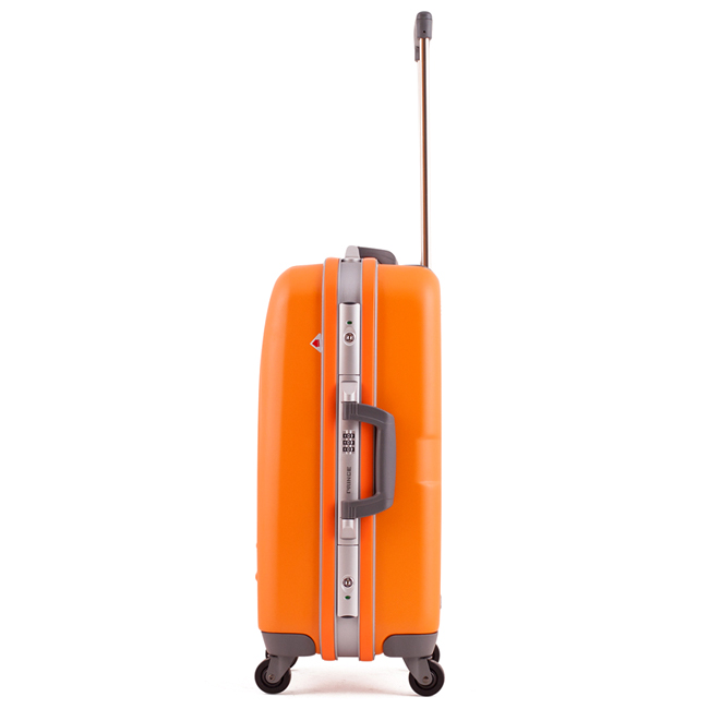 Vali Prince 4515 20 inch (S) - Orange khóa sập khung nhôm siêu cứng, khóa số TSA chuẩn quốc tế
