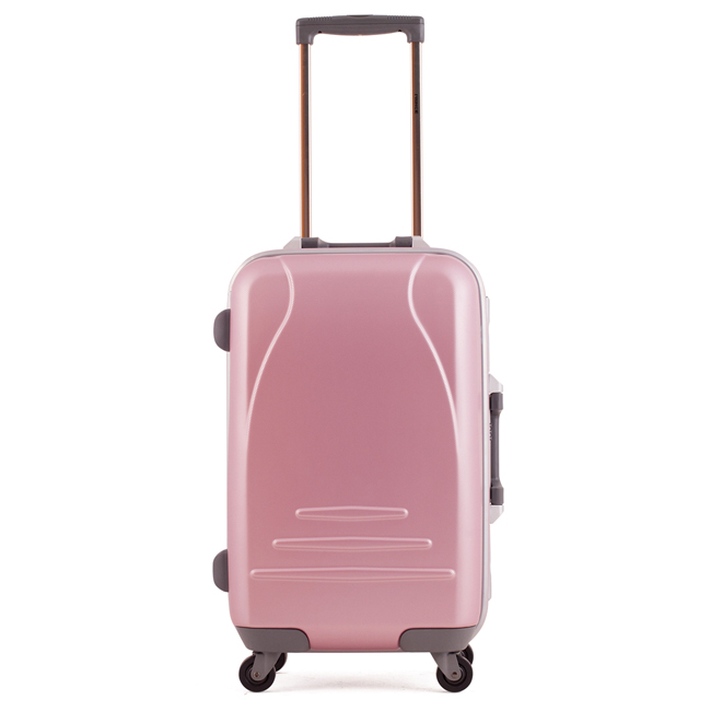 Vali kéo Prince 4515 màu hồng, chất liệu nhựa ABS cao cấp, dày dặn, chống va đập tốt