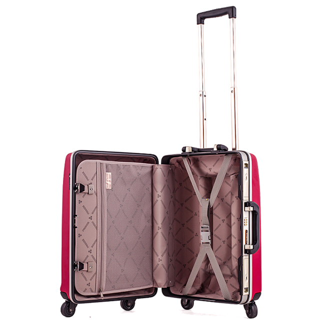 Vali Prince 53247 18 inch (S) - Red có thiết kế bên trong vali rất khoa học