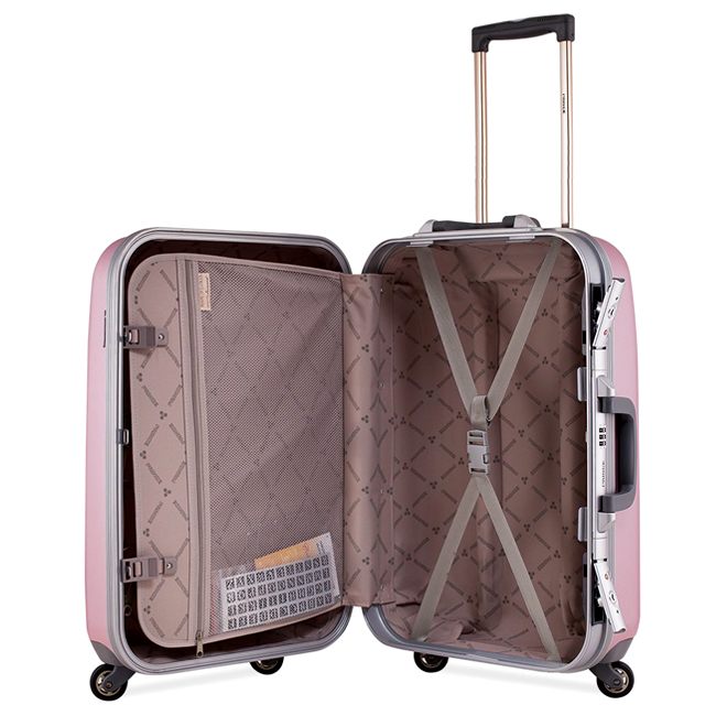 Bên trong Vali Prince 76759 24 inch (M) - Pink rất đẹp với chất liệu vải cao cấp