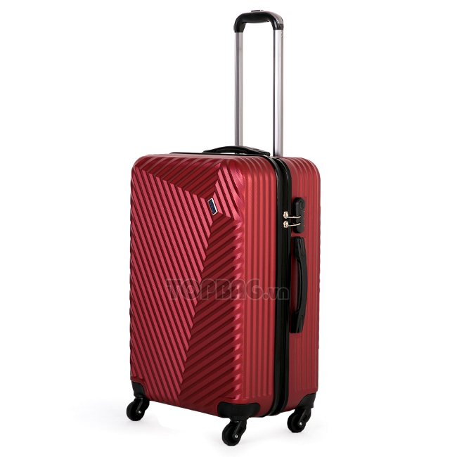 Vali kéo Rockly 6319 24 inch (M) - Red kiểu dáng đẹp kết hợp màu đỏ ấn tượng
