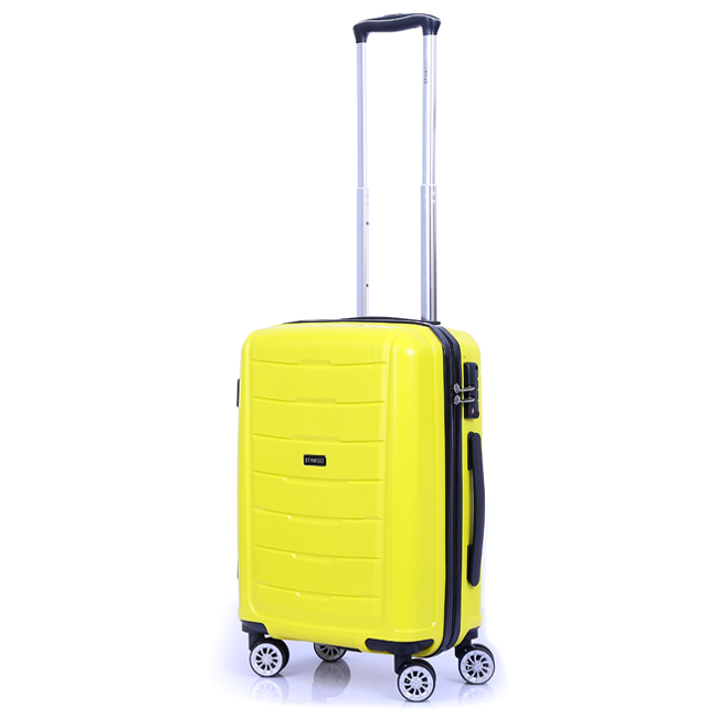 Vali Stargo Azura Z22 (S) - Yellow sử dụng nhựa dẻo PP, bề mặt nhám chống xước